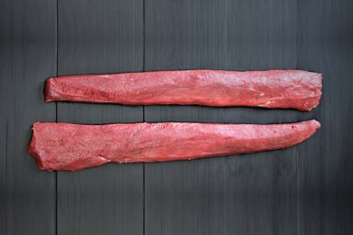 Hertenrugfilet larder trim